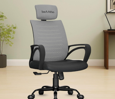 beAAtho VERONA ergonomic comfort chair with back support for home office use