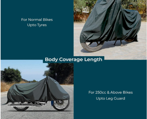 Waterproof dustproof UV safe body cover for Royal Enfield Hunter 350